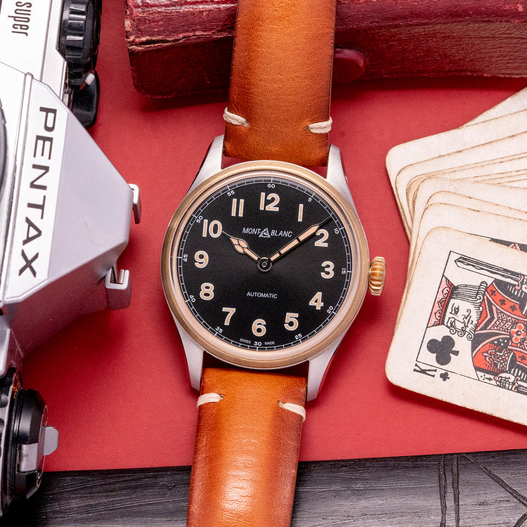 2024 Montblanc 1858 40mm Steel & Bronze Bezel 117833