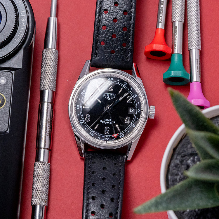 2002 Heuer Carrera GMT 1964 Re-Edition WS2113 Box & Papers