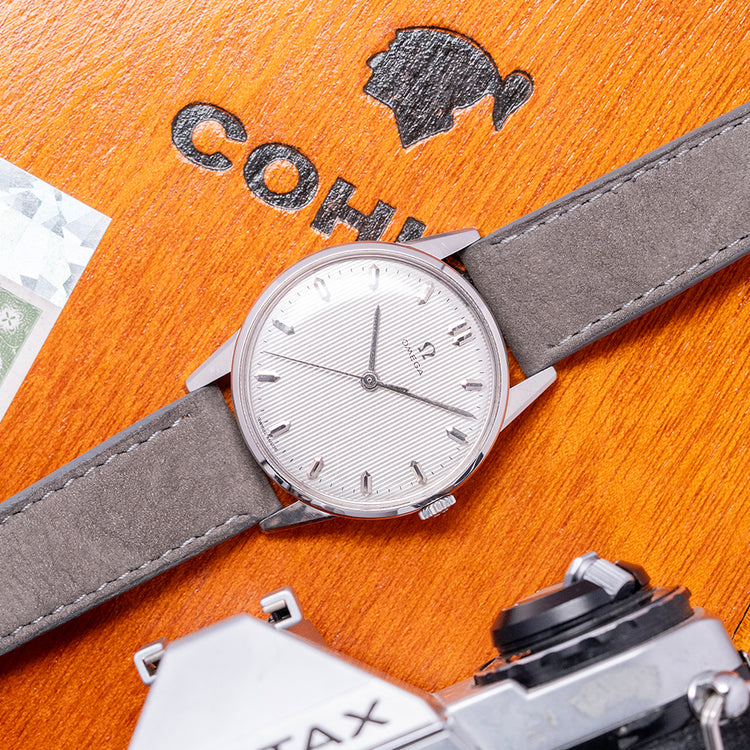 1962 Omega 'Pinstripe' Dial Japanese Market 35mm 131.013