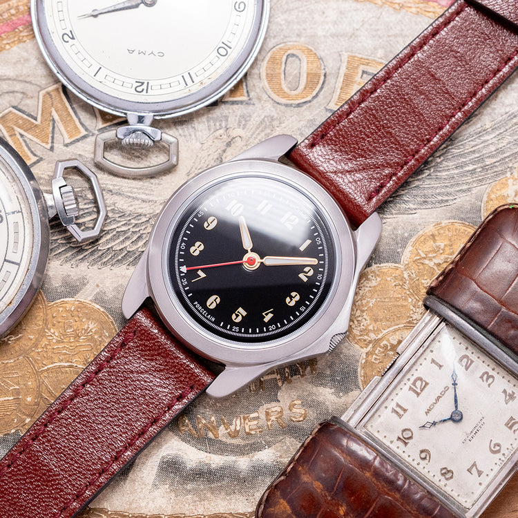 2025 AnOrdain Model 2 Porcelain Black Medium Decorated 36mm