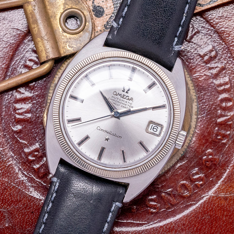 1968 Omega Constellation "C-Case" White Gold Bezel 168.027
