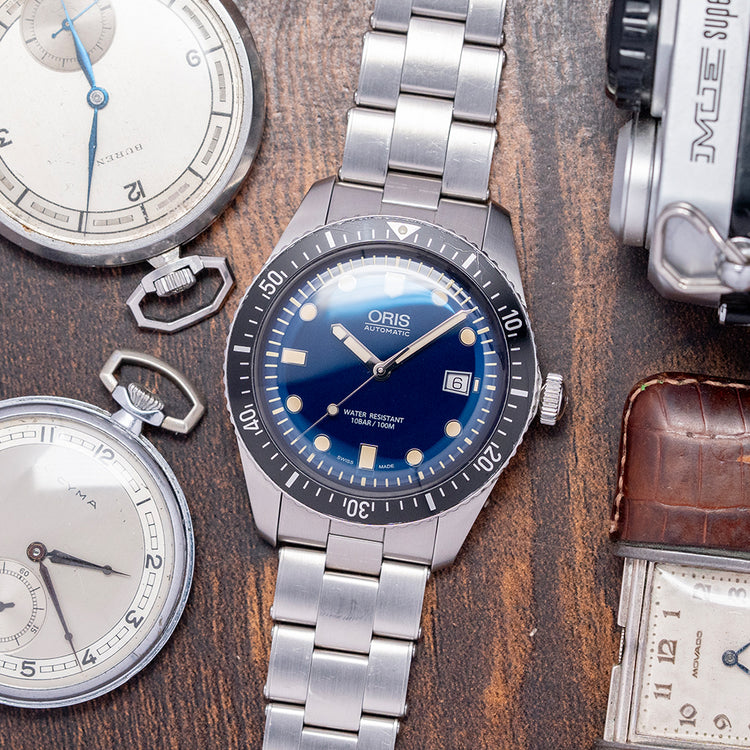 2016 Oris Diver 65 Navy Blue Automatic 42mm on Bracelet