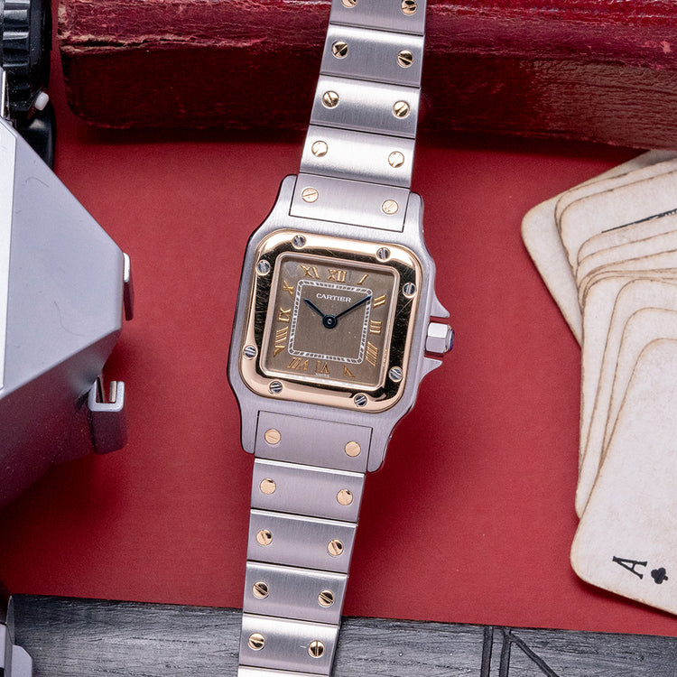 2000s Cartier Santos Galbée Steel & Gold 24mm 1567