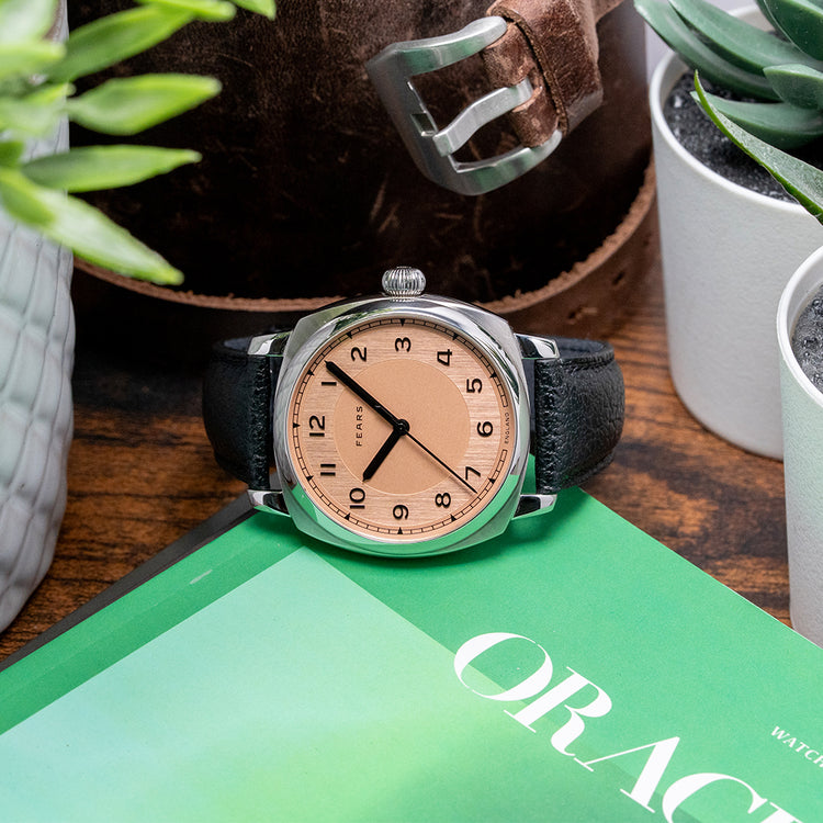 2024 Fears Brunswick 40mm Copper Salmon Automatic