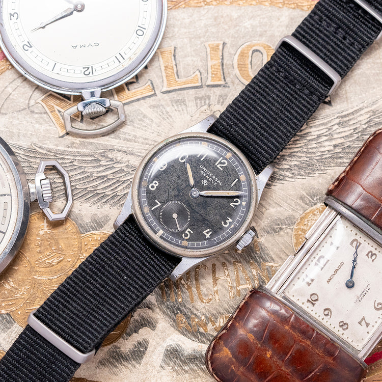 1941 Universal Genève 'Wilhelmina' Black 30mm 31250