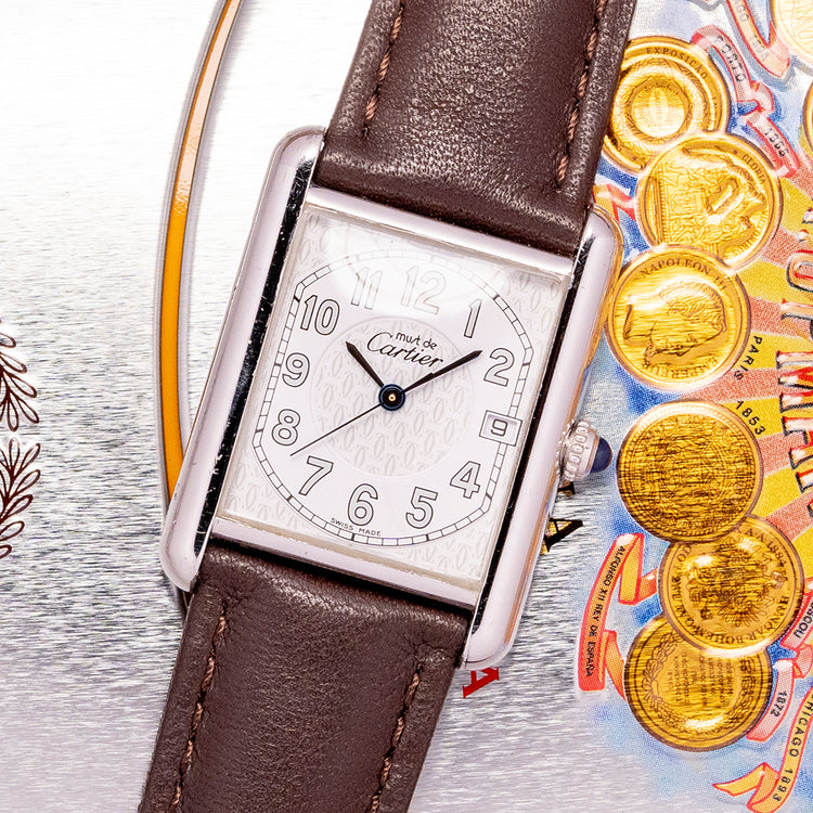 2000s Cartier Tank Must de Cartier 925 Silver 25x33mm 2414
