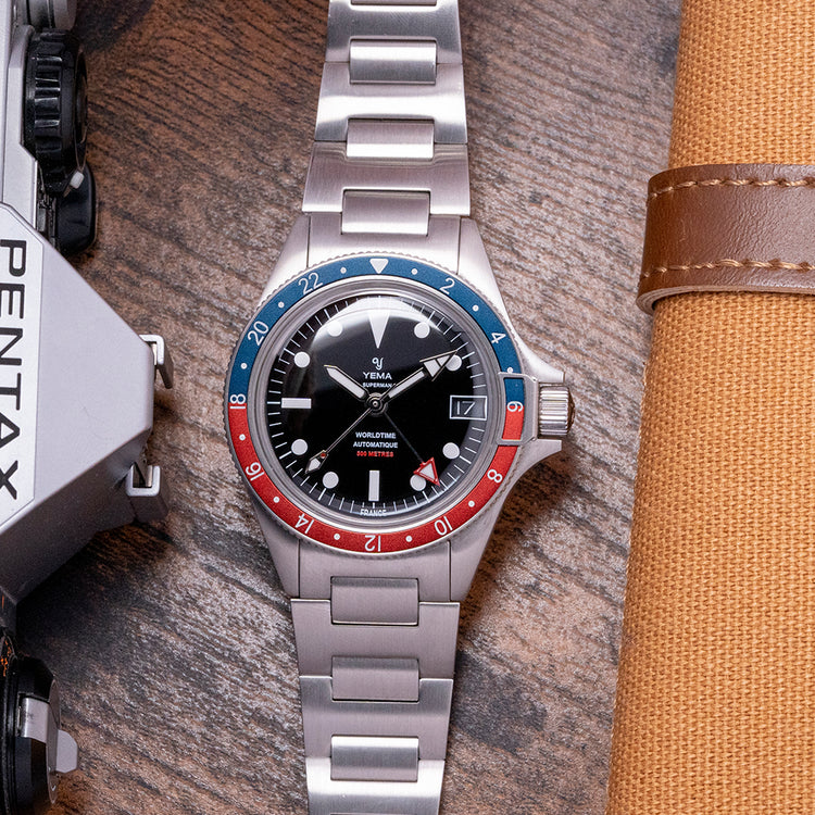 2023 Yema Superman 500 GMT Automatic "Pepsi" 39mm