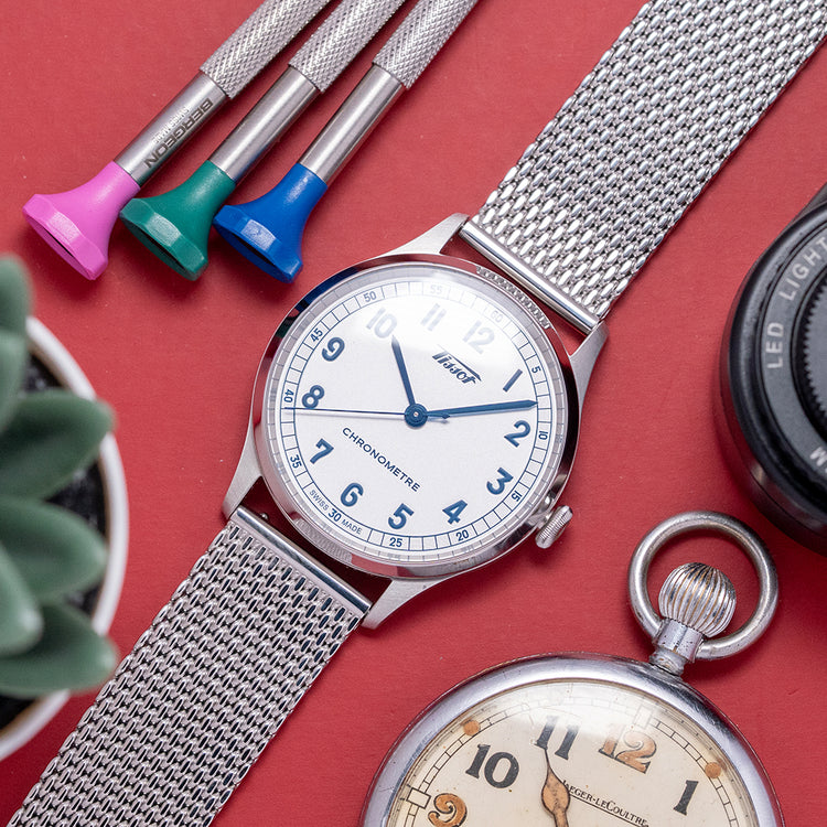 2025 Tissot Heritage 1938 Chronometre 39mm on Bracelet + Strap