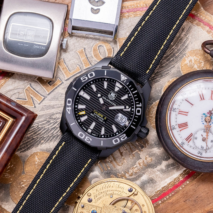 2022 TAG Heuer Aquaracer Automatic Black 41mm WAY218A-0