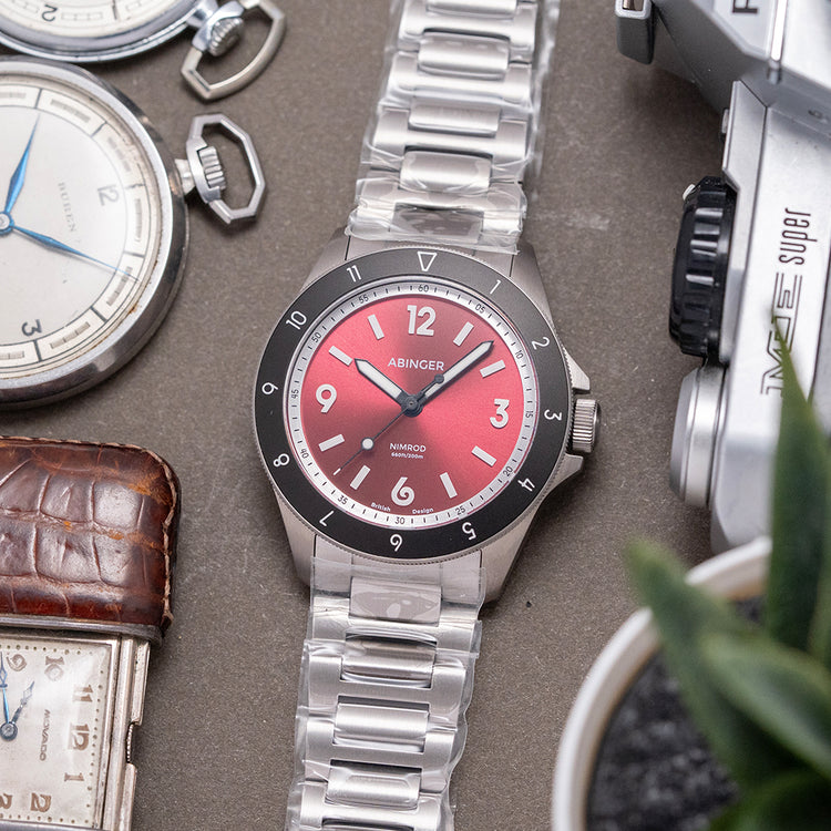 2026 Abinger NIMROD Red Dial Limited Edition 38.5mm