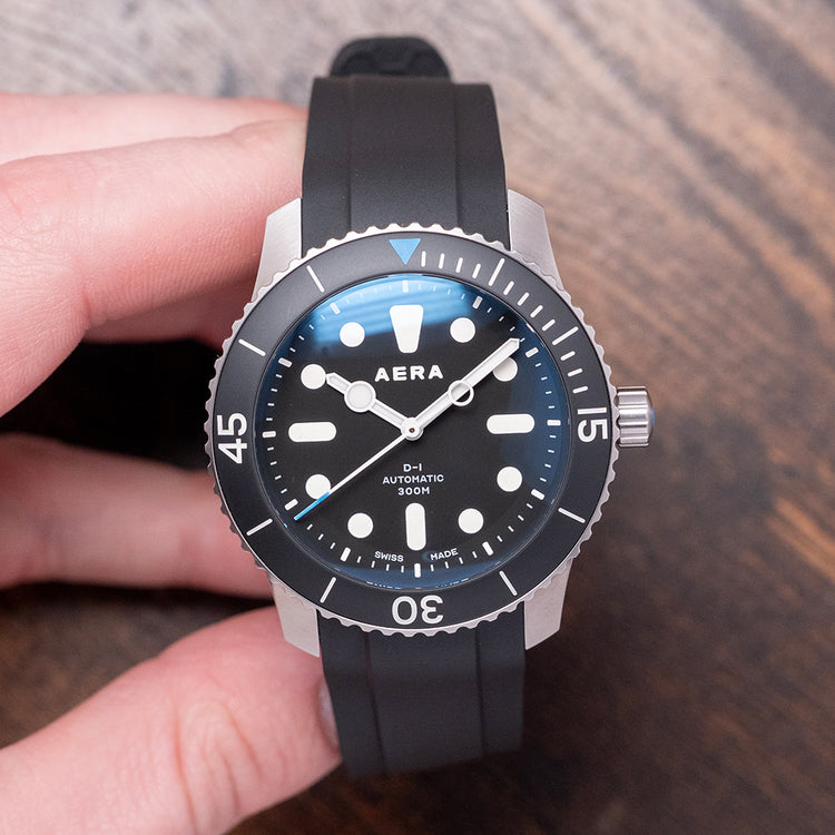 2025 Aera D-1 Diver Black Dial Automatic 300M 44mm