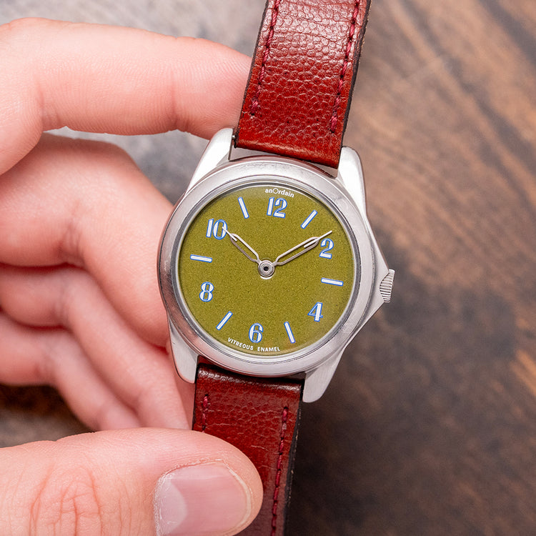 2020 AnOrdain Model 2 36mm Moss Green Manually Wound