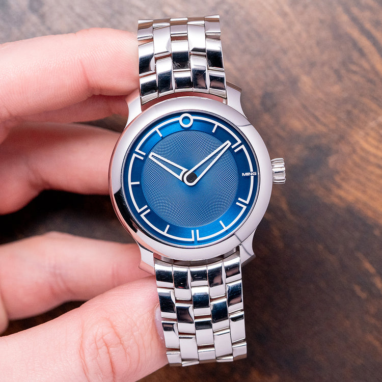 2022 Ming 17.09 Blue Dial Automatic 38mm on Bracelet