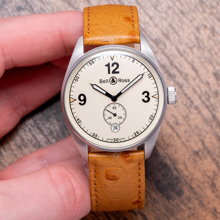 2000s Bell & Ross Automatic 38mm Egg-Shell Dial BR-123S