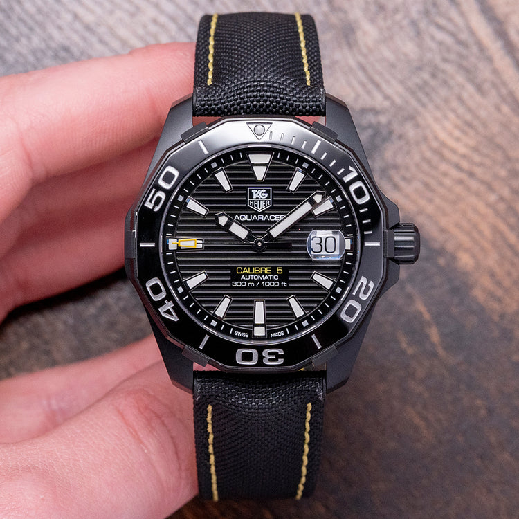 2022 TAG Heuer Aquaracer Automatic Black 41mm WAY218A-0