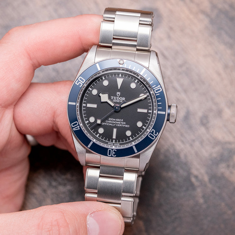 2020 Tudor Heritage Black Bay Blue Bezel 41mm Stickered 79230B