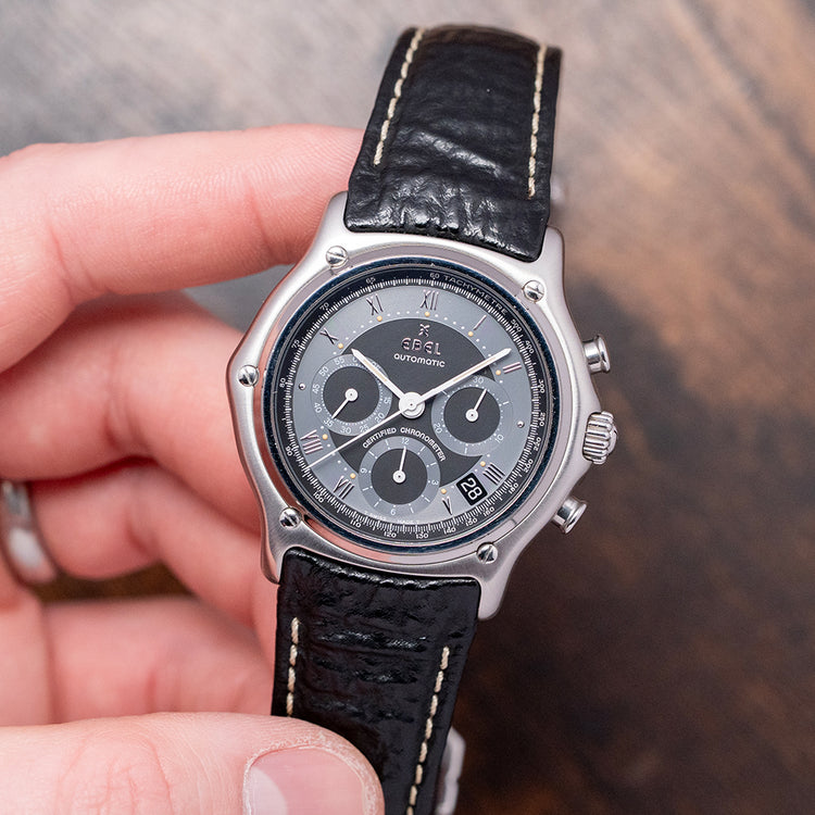 1996 Ebel Le Modulor Chronograph Automatic Black 9137241