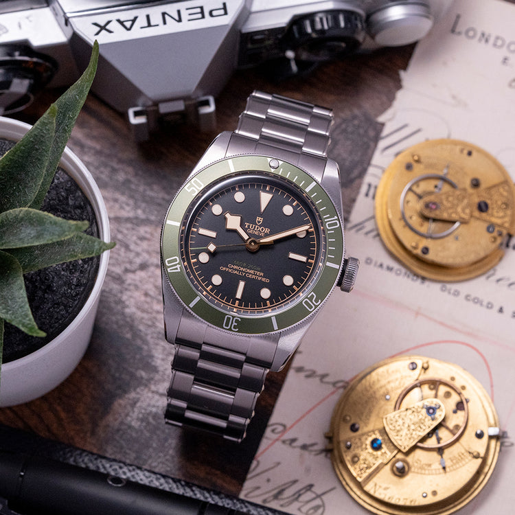 2022 Tudor Black Bay "Harrods" Green 79230G Like-New