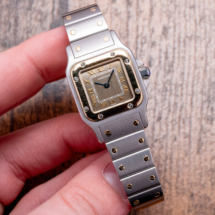 2000s Cartier Santos Galbée Steel & Gold 24mm 1567