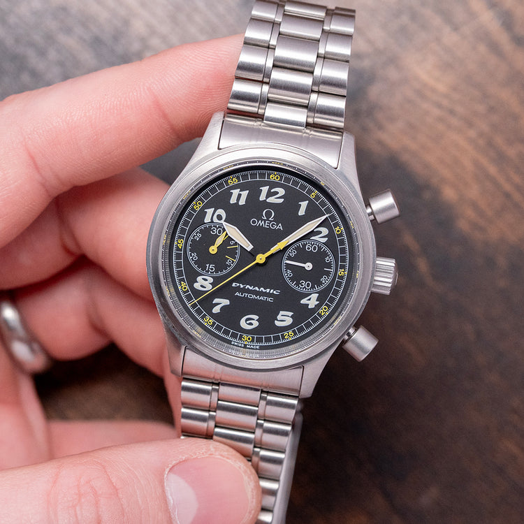 1999 Omega Dynamic III Chronograph 38mm 5240.50