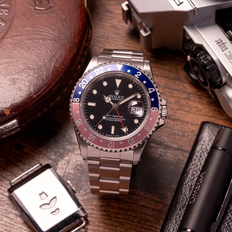1991 Rolex GMT-Master Faded "Pepsi" 16700 Tritium