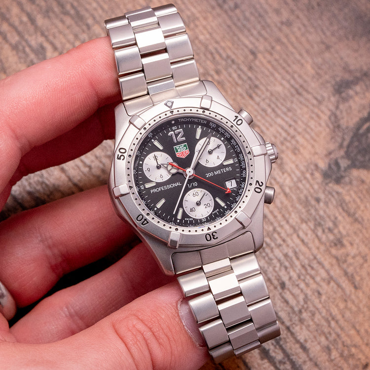 1990s TAG Heuer 2000 Chronograph 38mm CK1110