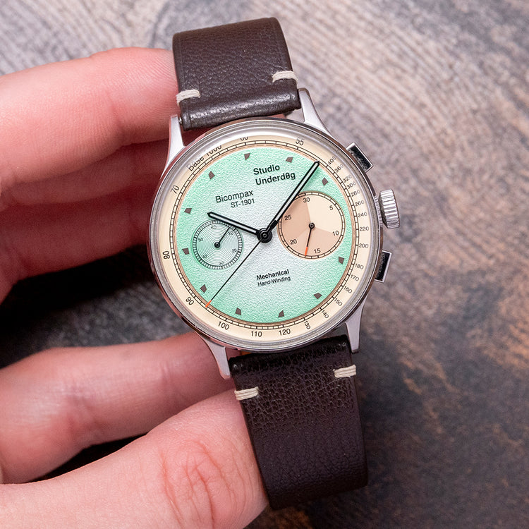 2020s Studio Underd0g Series 01 Mint Ch0c Chip Chronograph