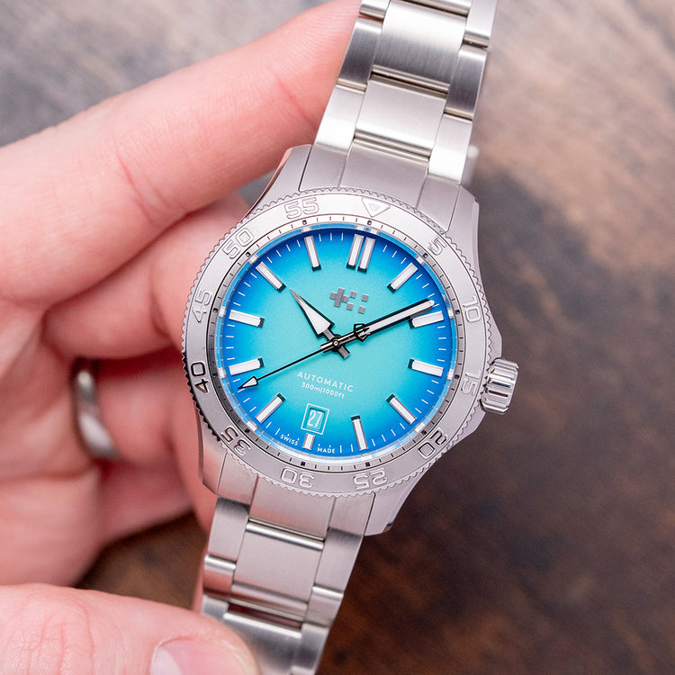 2024 Christopher Ward C60 Atoll 300 Reef Blue Automatic 40mm