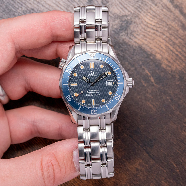 1995 Omega Seamaster 300m Quartz Blue Tritium 36mm 2561.80.00