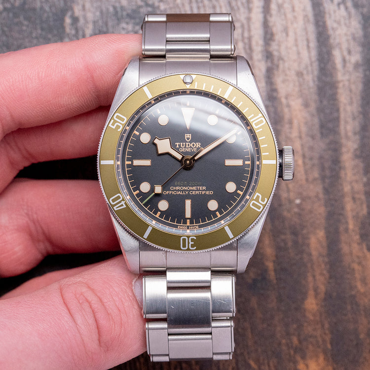 2022 Tudor Black Bay Harrods Green 41mm on Bracelet 79230G