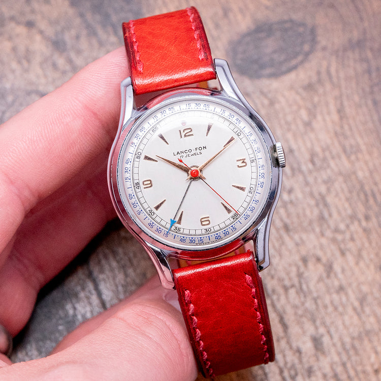 1960s Lanco Lanco-Fon Alarm Fancy Case 36.5mm 1241