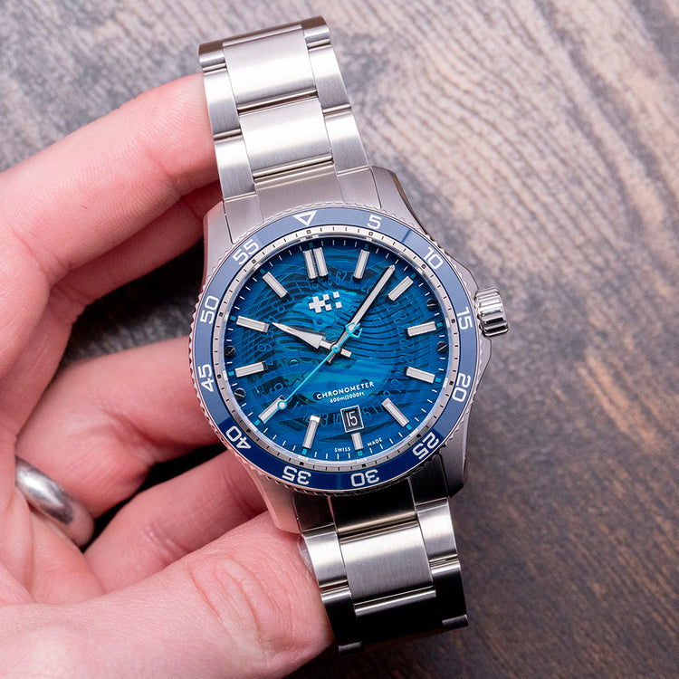 2024 Christopher Ward C60 #Tide V4 Logo COSC 42mm