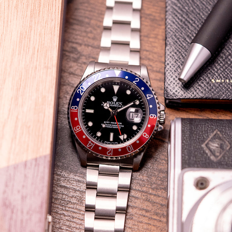 1991 Rolex GMT-Master "Pepsi" 16700 Tritium Dial & Hands