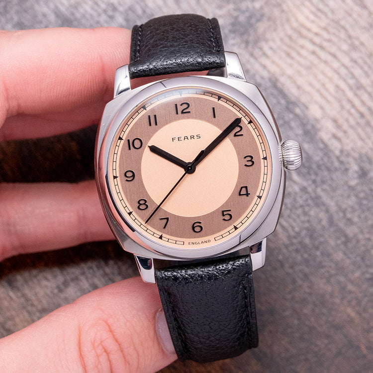2024 Fears Brunswick 40mm Copper Salmon Automatic