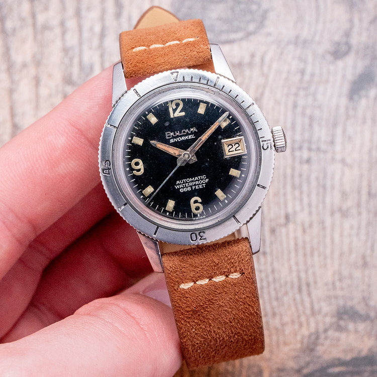 1964 Bulova Snorkel 666 "Devil Diver" Automatic 35mm 386-1