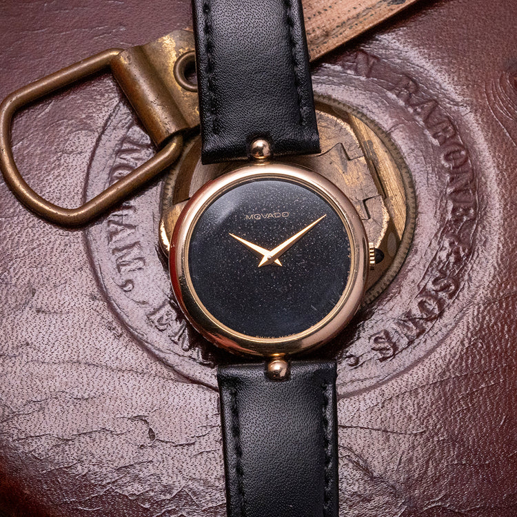 1980s Movado/Zenith Gold-Plated Manually Wound