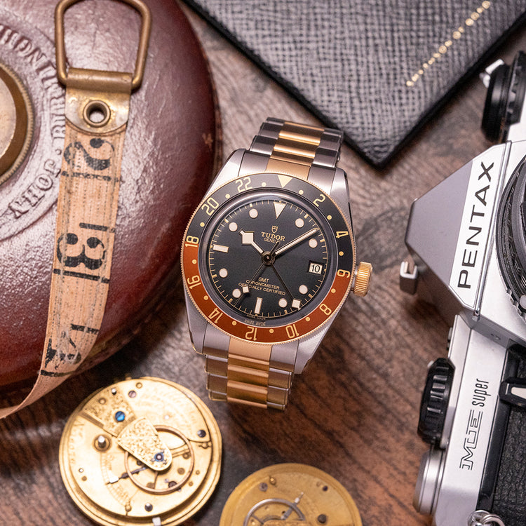 Unworn 2022 Tudor Black Bay GMT Steel & Gold 79833MN