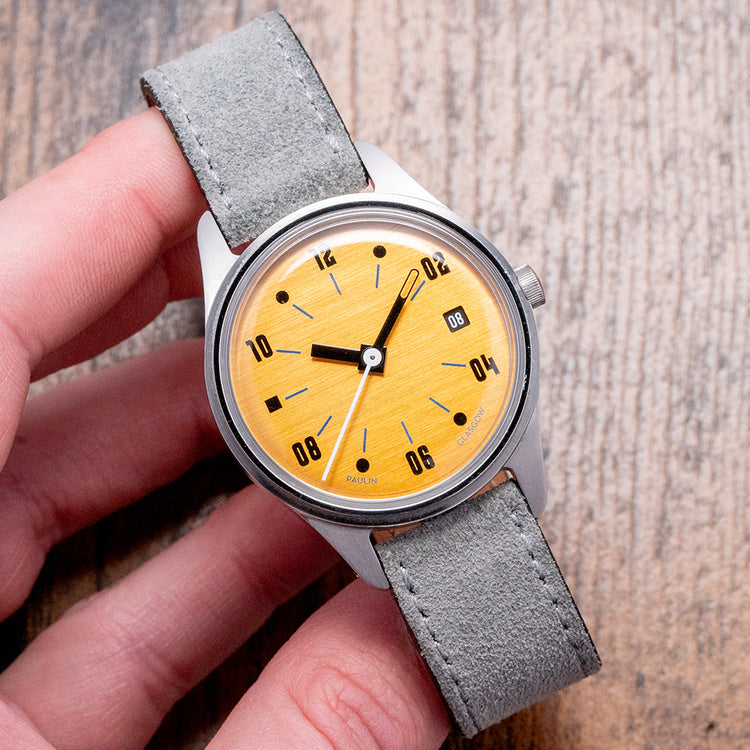 2021 Paulin Neo B Orange Dial with Date Automatic