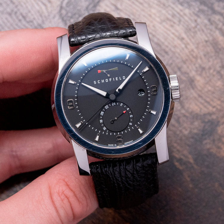 2012 Schofield Signalman GMT Polished Limited Edition 44mm
