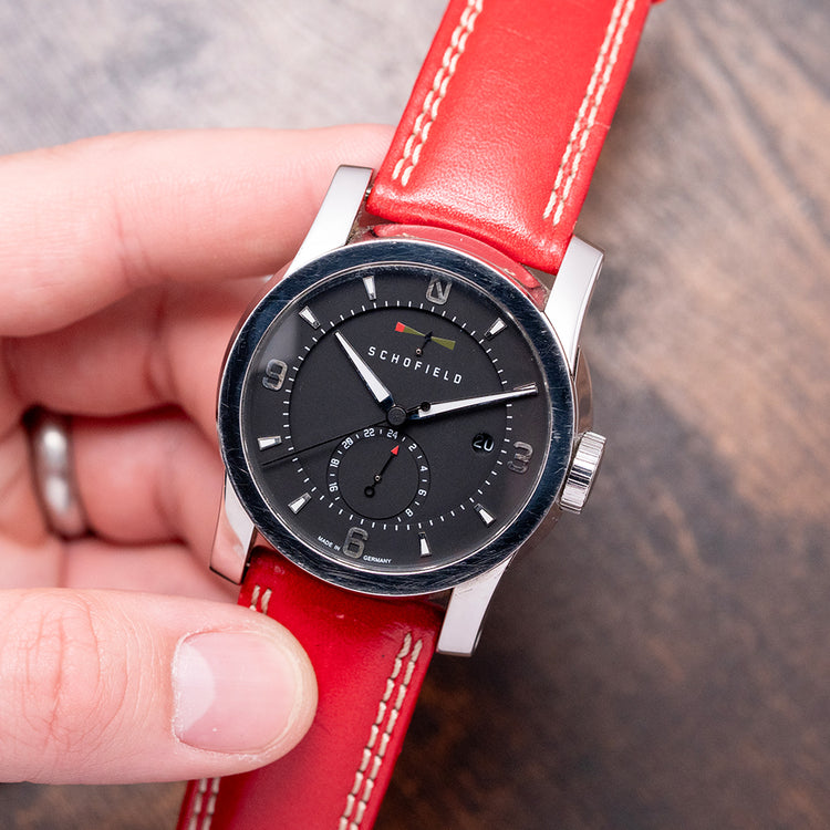 2015 Schofield Signalman GMT Polished Limited Edition 44mm