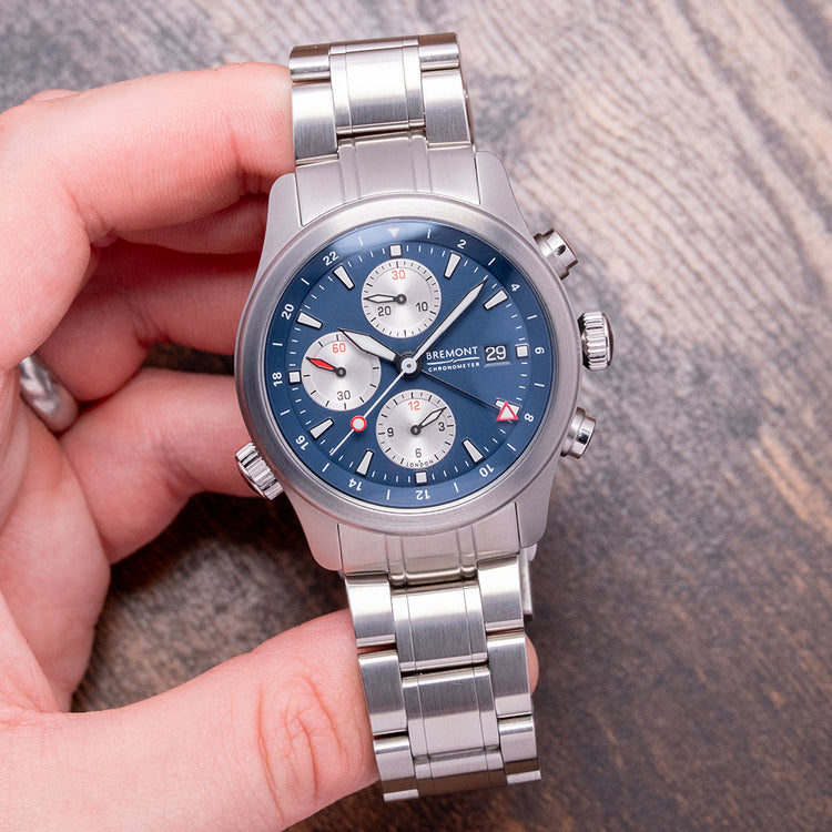 2023 Bremont GMT Chronograph Mr Porter Limited Ed. ALT1-ZT-BL