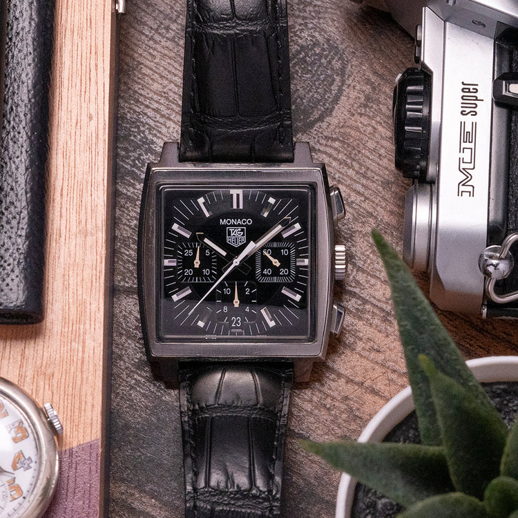 2004 TAG Heuer Monaco Black Automatic CW2110-0