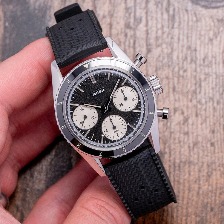 2024 Maen Skymaster 38 Chronograph Black Manual