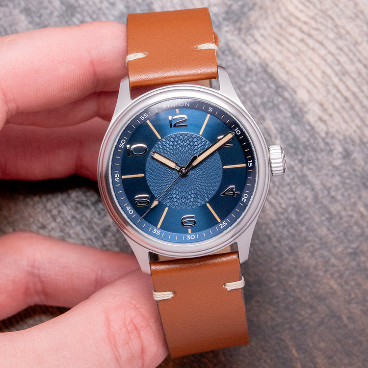 2022 Pinion Neutron ST-BL Blue 38.5mm Automatic on Strap