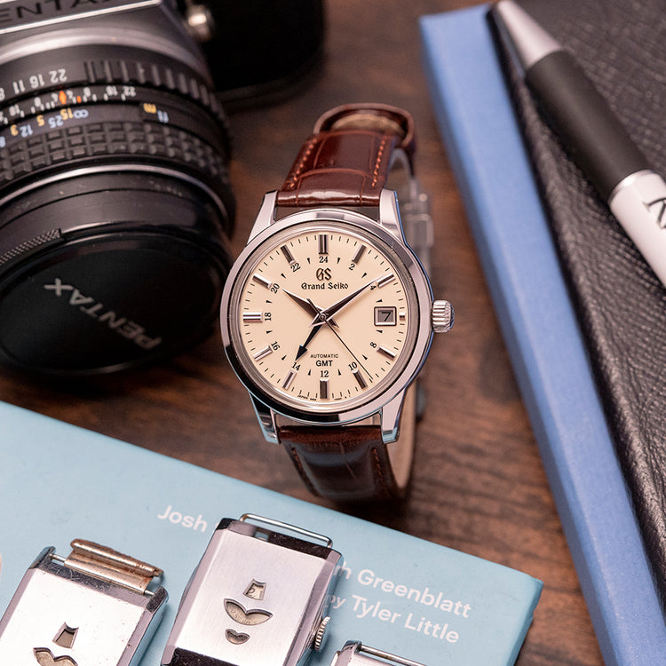 2021 Grand Seiko Elegance GMT Cream Dial SBGM221G