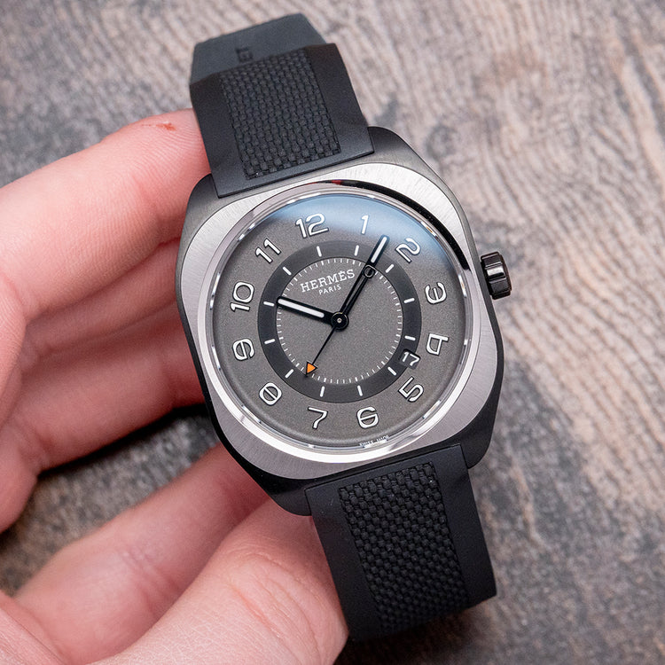 Like-New 2023 Hermès H08 Titanium Black Automatic