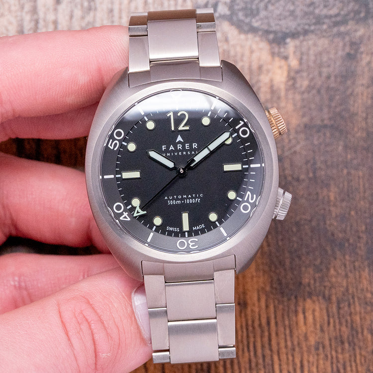 2022 Farer Aqua Compressor Endeavour Titanium on Bracelet