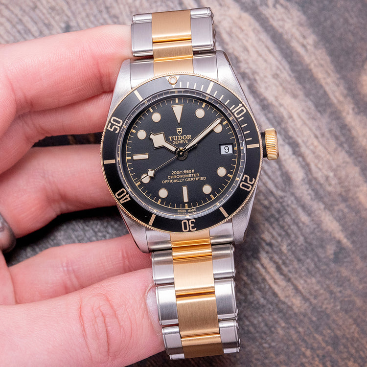 2016/17 Tudor Black Bay Steel & Gold Black 41mm on Bracelet 79733N