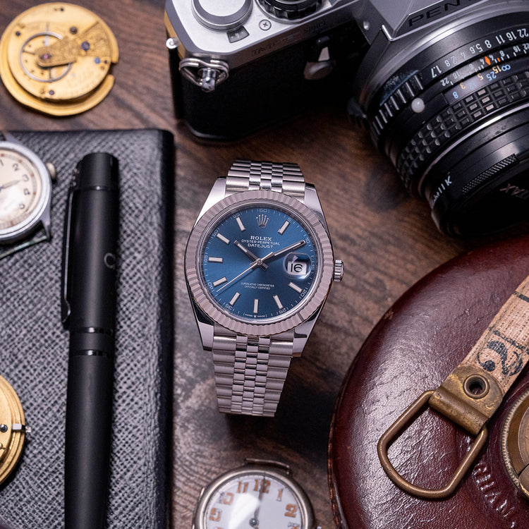 2019 Rolex Datejust 41mm Blue Dial Jubilee 126334