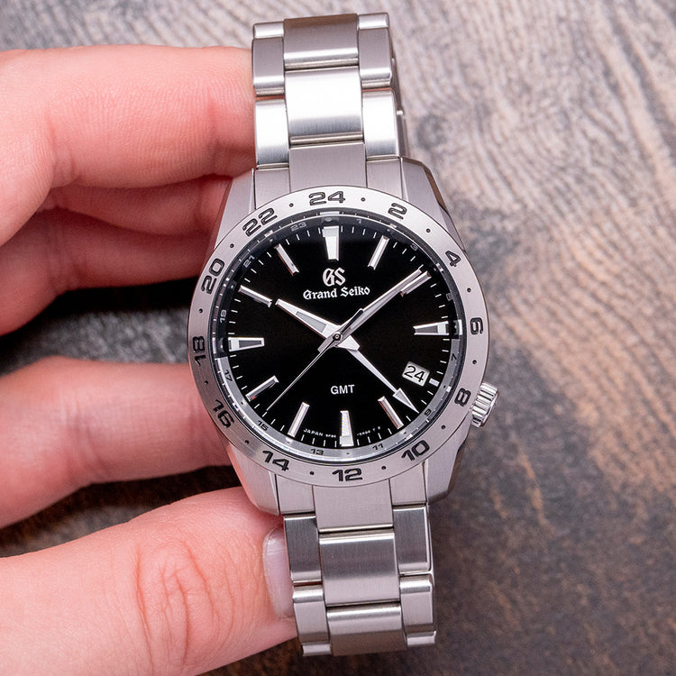 2024 Grand Seiko GMT Quartz 9F Black 39mm SBGN027G